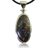 Ironstone Boulder Matrix Opal Pendant