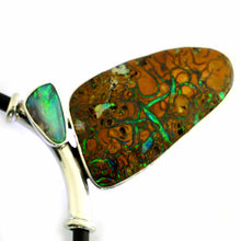 Load image into Gallery viewer, Solid Boulder Opal Pendant