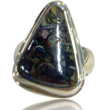 Load image into Gallery viewer, Solid Boulder Matrix Opal Ring