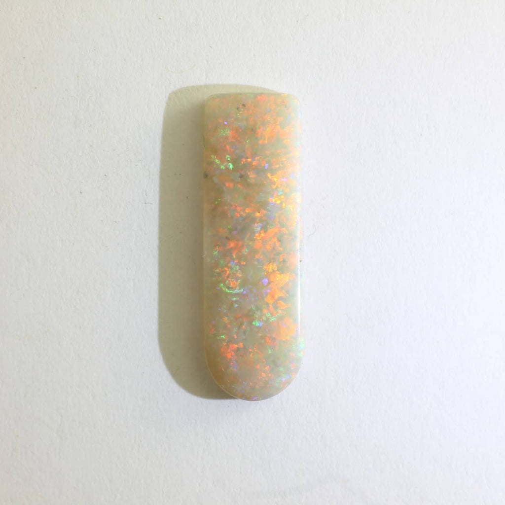 Mintabie Solid White Opal