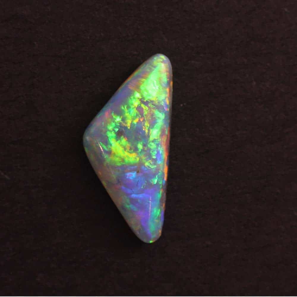 Solid Lightning Ridge Black Opal