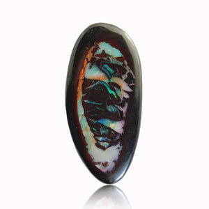 Blue, Green & Orange Solid Boulder Matrix Opal