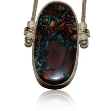 Load image into Gallery viewer, Koroit Ironstone Boulder Matrix Opal Pendant