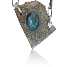 Load image into Gallery viewer, Lightning Ridge Black Opal &amp; Bellingen Meteorite Pendant