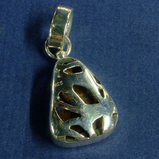 Solid Boulder Matrix Opal Hand Made Pendant