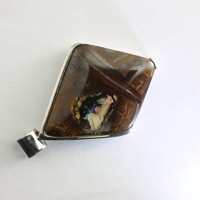 Boulder Matrix Opal Pendant