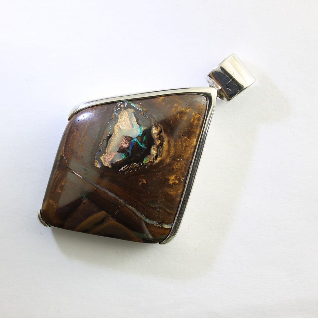 Boulder Matrix Opal Pendant