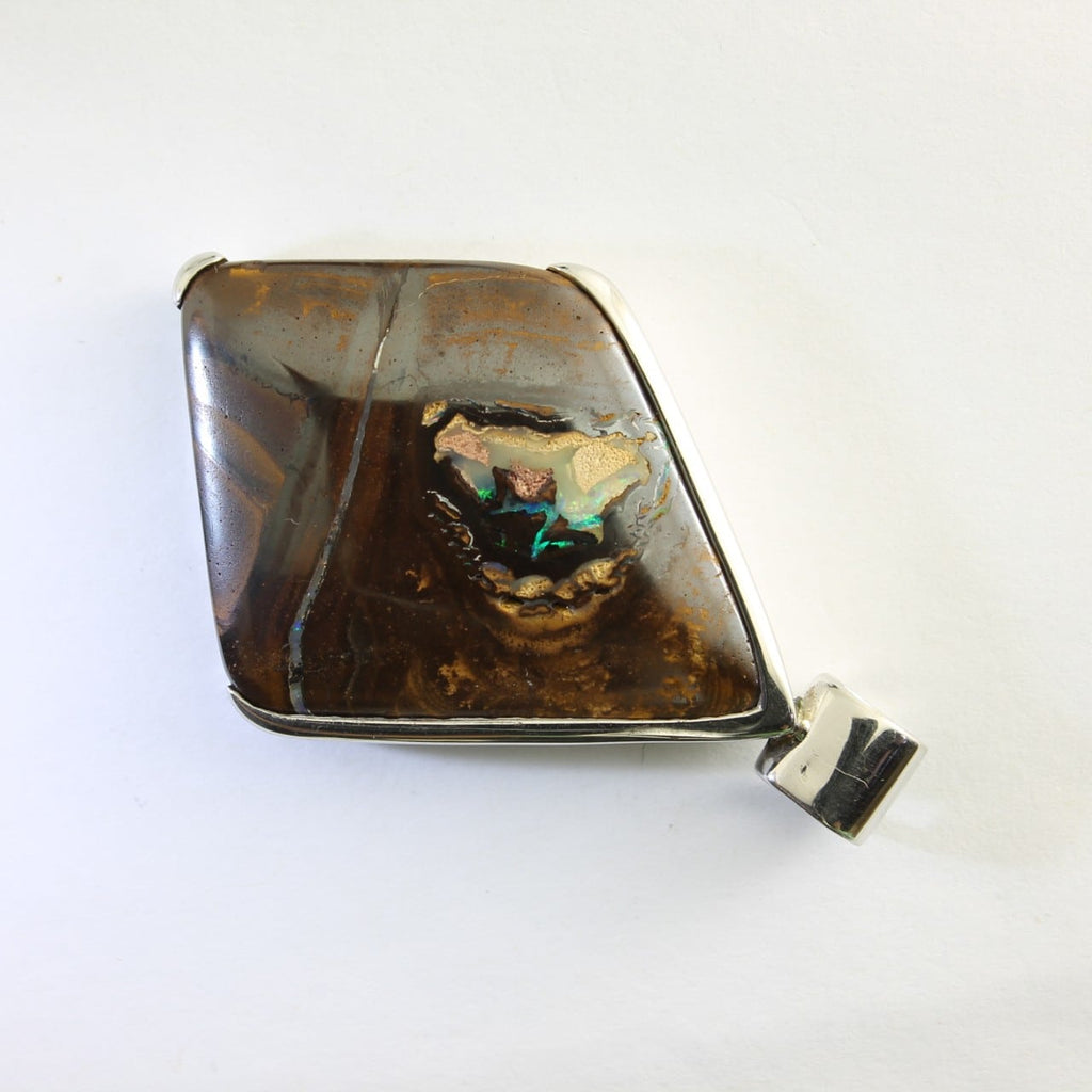 Boulder Matrix Opal Pendant