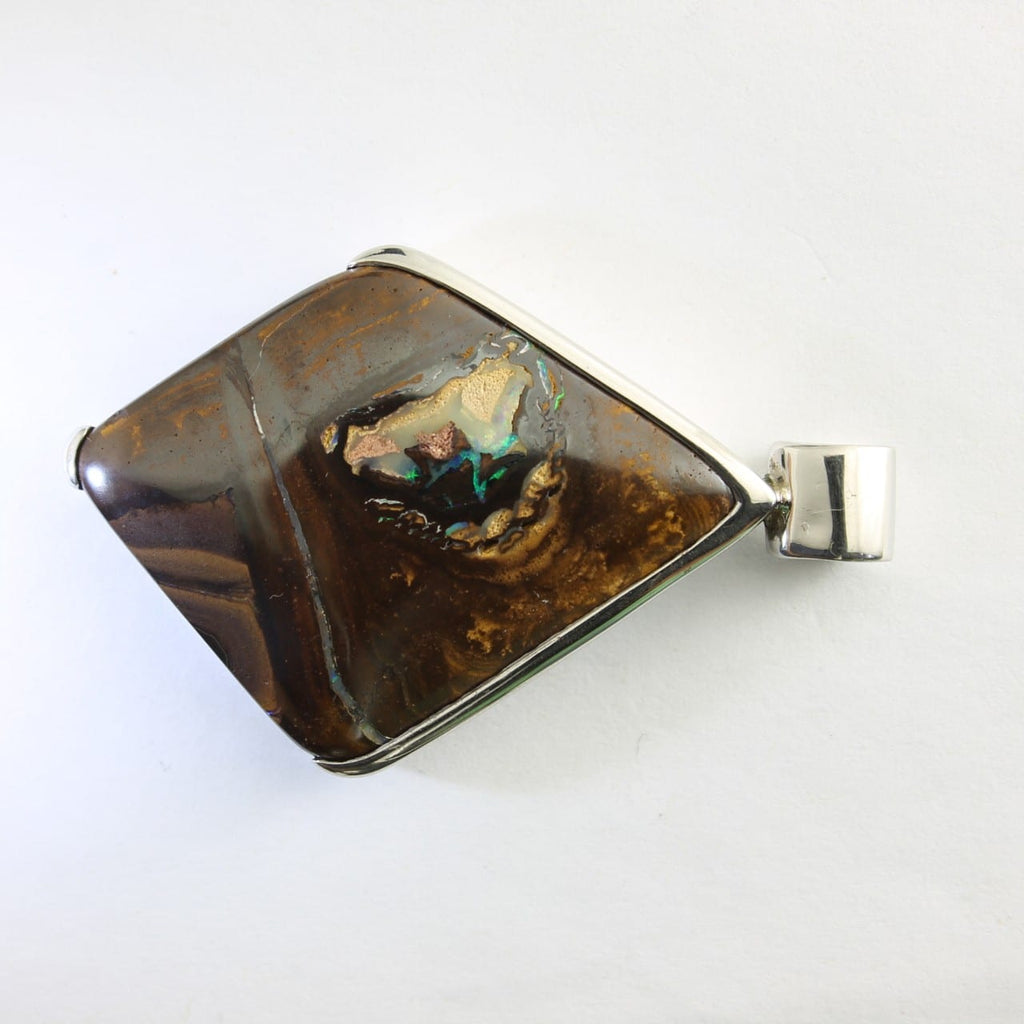 Boulder Matrix Opal Pendant