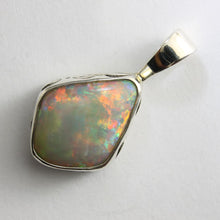 Load image into Gallery viewer, Solid White Coober Pedy Opal Pendant