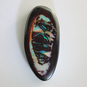 Blue, Green & Orange Solid Boulder Matrix Opal