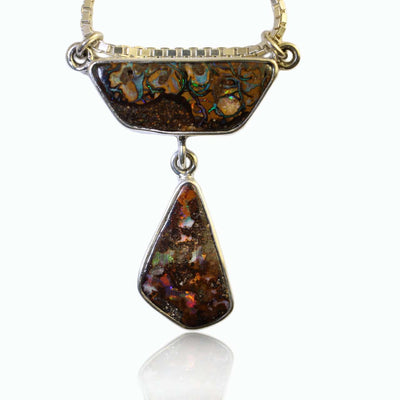 Solid Boulder Matrix Bespoke Hand Made Pendant