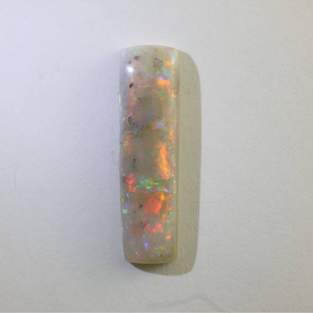 Solid White coober Pedy Opal