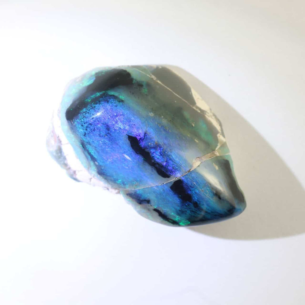 Blue & Green Solid Opal